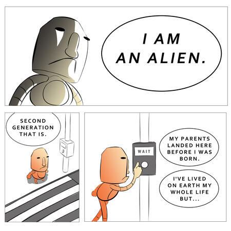 Alien on Austen snippet