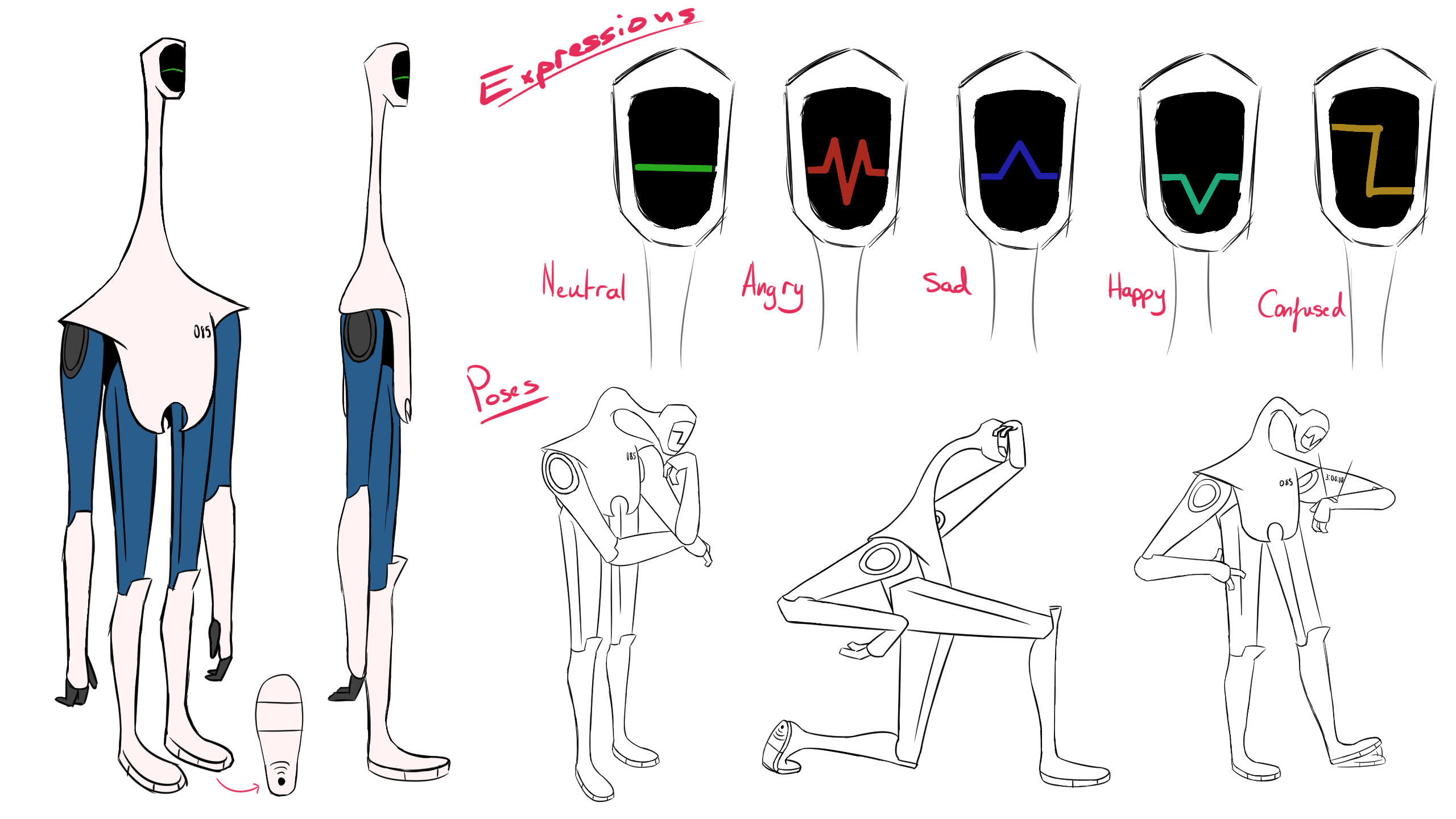 Robot Character Sheet